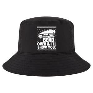 Bend Over And Ill Show You Funny Merry Christmas Tree Cool Comfort Performance Bucket Hat