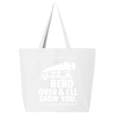 Bend Over And Ill Show You Funny Merry Christmas Tree 25L Jumbo Tote