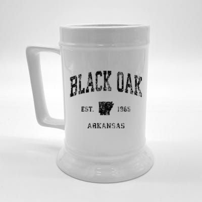 Black Oak Arkansas AR Vintage Athletic Black Sports Beer Stein