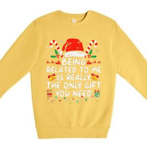 Bend Over And I'll Show You Ugly Christmas Couple Matching  Premium Crewneck Sweatshirt