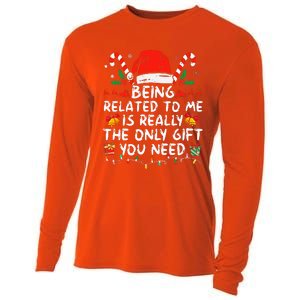 Bend Over And I'll Show You Ugly Christmas Couple Matching  Cooling Performance Long Sleeve Crew