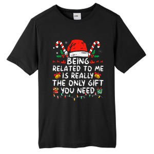 Bend Over And I'll Show You Ugly Christmas Couple Matching  Tall Fusion ChromaSoft Performance T-Shirt