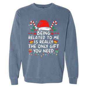 Bend Over And I'll Show You Ugly Christmas Couple Matching  Garment-Dyed Sweatshirt