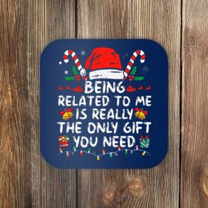 Bend Over And I'll Show You Ugly Christmas Couple Matching  Coaster