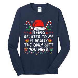 Bend Over And I'll Show You Ugly Christmas Couple Matching  Tall Long Sleeve T-Shirt