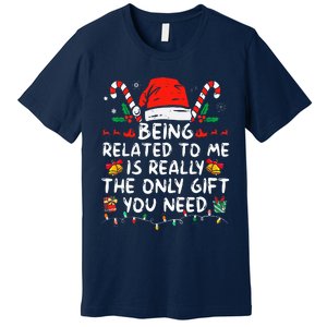 Bend Over And I'll Show You Ugly Christmas Couple Matching  Premium T-Shirt