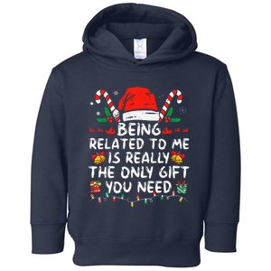 Bend Over And I'll Show You Ugly Christmas Couple Matching  Toddler Hoodie