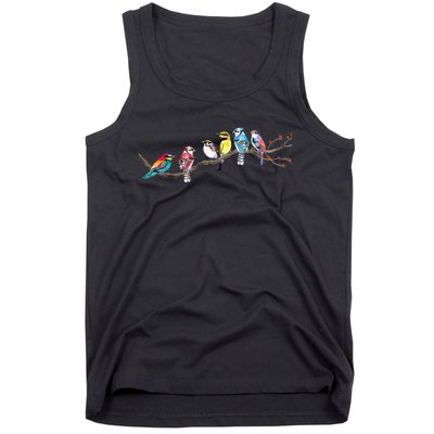 Birds On A Branch Birding Bird Watching Bird Watcher Tank Top