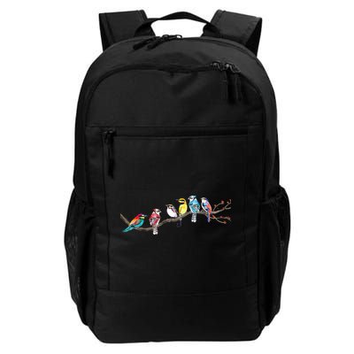 Birds On A Branch Birding Bird Watching Bird Watcher Daily Commute Backpack