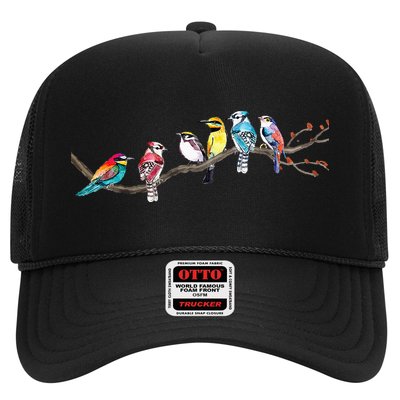 Birds On A Branch Birding Bird Watching Bird Watcher Trucker Hat
