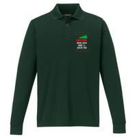 Bend Over and I'll Show You Christmas Couple Matching Family  Performance Long Sleeve Polo