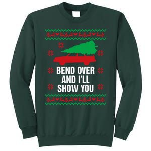 Bend Over and I'll Show You Christmas Couple Matching Family  Sweatshirt