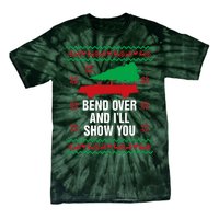 Bend Over and I'll Show You Christmas Couple Matching Family  Tie-Dye T-Shirt