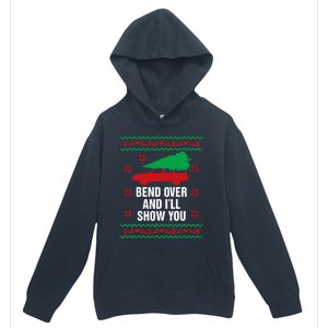 Bend Over and I'll Show You Christmas Couple Matching Family  Urban Pullover Hoodie