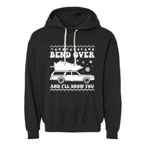 Bend Over And I'll Show You  Garment-Dyed Fleece Hoodie