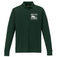 Bend Over And I'll Show You  Performance Long Sleeve Polo