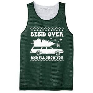 Bend Over And I'll Show You  Mesh Reversible Basketball Jersey Tank