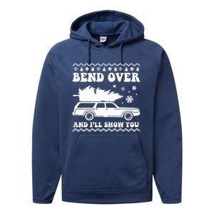 Bend Over And I'll Show You  Performance Fleece Hoodie