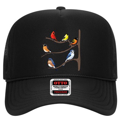 Birds On A Branch Birding Birdwatching Birder Bird Watcher Trucker Hat