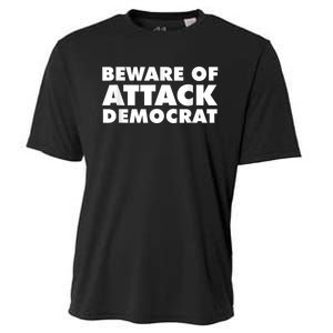 Beware Of Attack Democrat Cooling Performance Crew T-Shirt