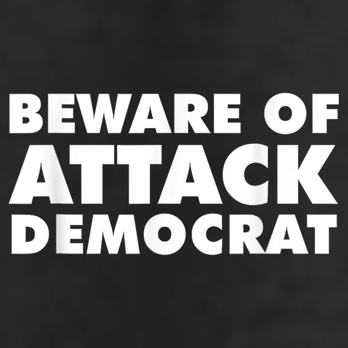 Beware Of Attack Democrat Golf Towel