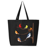 Birds On A Branch Birding Birdwatching Birder Bird Watcher 25L Jumbo Tote