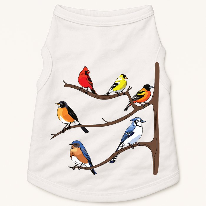 Birds On A Branch Birding Birdwatching Birder Bird Watcher Doggie Tank
