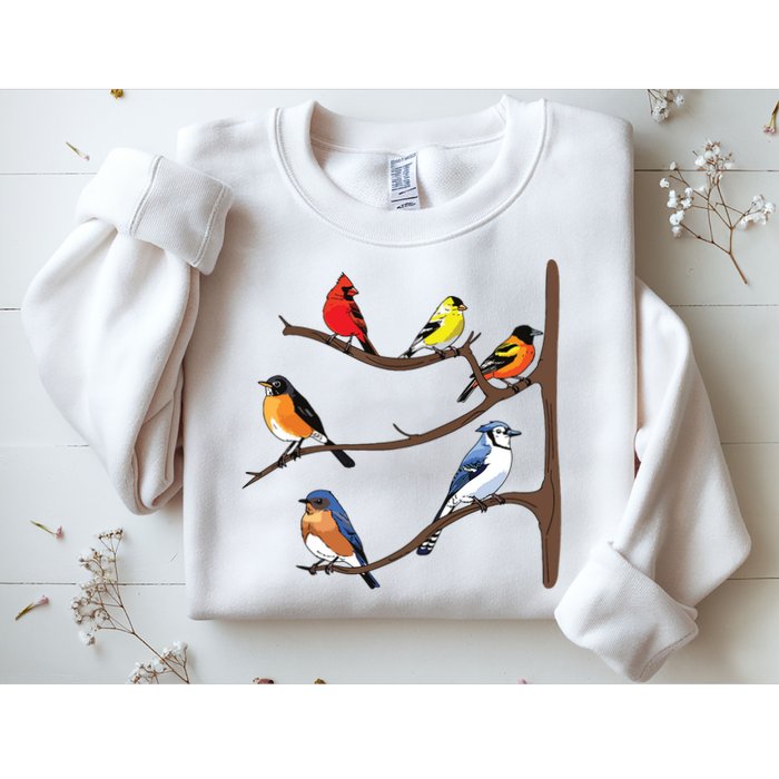 Birds On A Branch Birding Birdwatching Birder Bird Watcher Sweatshirt