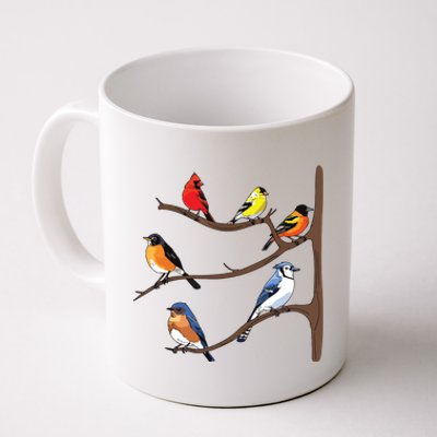 Birds On A Branch Birding Birdwatching Birder Bird Watcher Coffee Mug