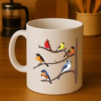 Birds On A Branch Birding Birdwatching Birder Bird Watcher Mug