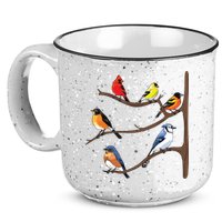 Birds On A Branch Birding Birdwatching Birder Bird Watcher 15oz Campfire Ceramic Mug