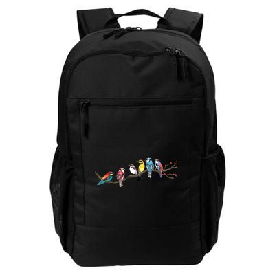 Birds On A Branch Birding Bird Watching Bird Watcher Daily Commute Backpack