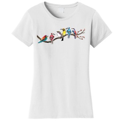 Birds On A Branch Birding Bird Watching Bird Watcher Women's T-Shirt