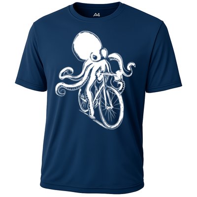 Bicycle Octopus Art Cyclist Performance Shirt