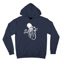 Bicycle Octopus Art Cyclist Hoodie