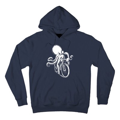 Bicycle Octopus Art Cyclist Hoodie