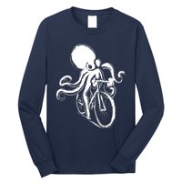 Bicycle Octopus Art Cyclist Long Sleeve Shirt