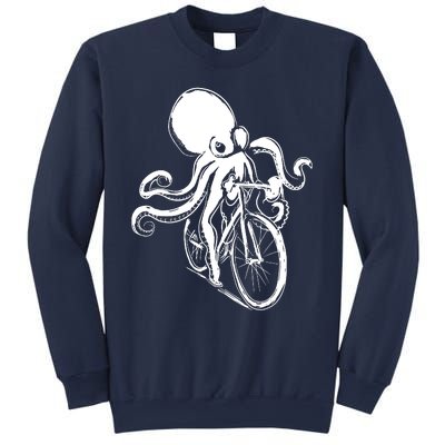 Bicycle Octopus Art Cyclist Sweatshirt