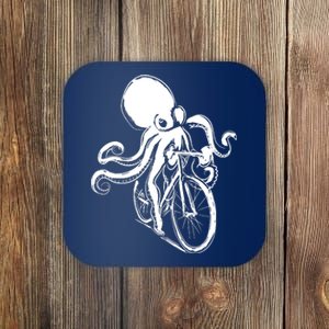 Bicycle Octopus Art Cyclist Coaster