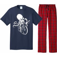 Bicycle Octopus Art Cyclist Pajama Set