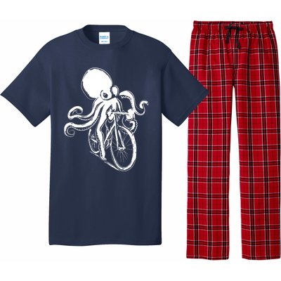 Bicycle Octopus Art Cyclist Pajama Set