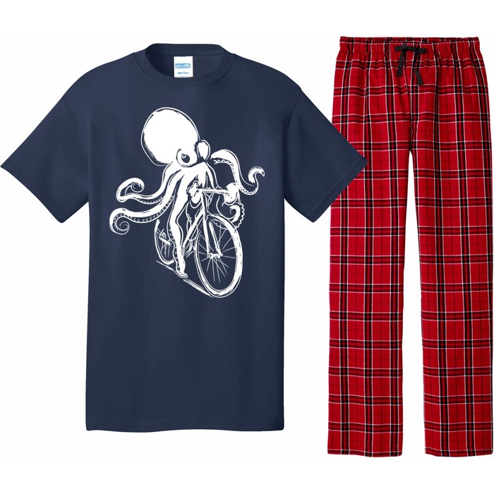 Bicycle Octopus Art Cyclist Pajama Set