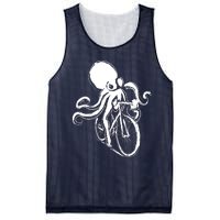 Bicycle Octopus Art Cyclist Mesh Reversible Basketball Jersey Tank