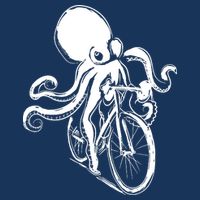 Bicycle Octopus Art Cyclist Toddler Hoodie