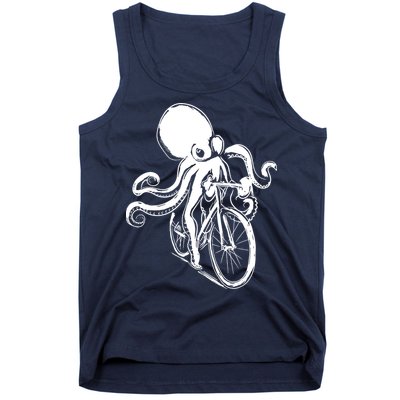 Bicycle Octopus Art Cyclist Tank Top