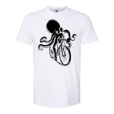 Bicycle Octopus Art Cyclist Softstyle® CVC T-Shirt