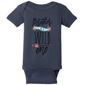 Brother Of A Wild Boho 1st Birthday Family Tee Baby Bodysuit