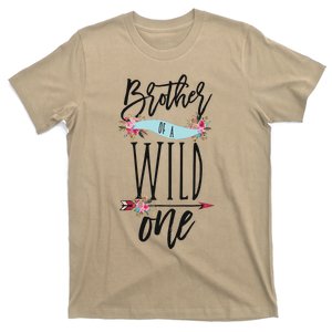 Brother Of A Wild Boho 1st Birthday Family Tee T-Shirt