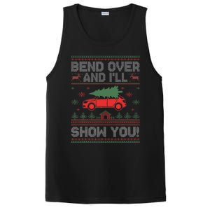 Bend Over And I'll Show You Ugly Christmas Couple Matching  PosiCharge Competitor Tank