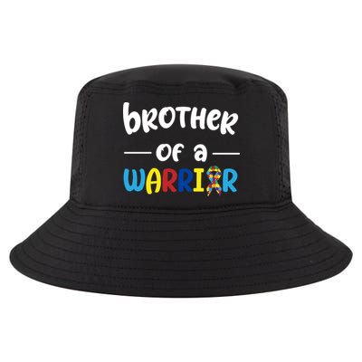 Brother Of A Warrior Autism Awareness Cool Comfort Performance Bucket Hat
